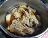 圧力鍋で簡単　スペアリブと大根煮作り方5写真
