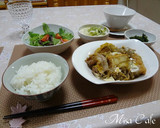 豚肉と厚揚げの柳川風作り方7写真