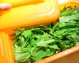 電子レンジで★水菜と揚げの煮びたし作り方3写真