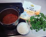 ５分でできる！ 簡単❀ミートソースドリア作り方1写真