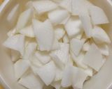 大根と豚肉の甘味噌炒め作り方1写真