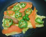ポテトさくさく、ピザ風卵焼き作り方5写真