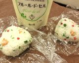 パセリと胡桃とＰペッパーの塩にぎり。作り方5写真