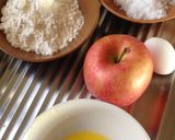 簡単　りんごのケーキ作り方1写真