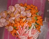 炊飯器で♬青い部分沢山♬節約つまみ♡炒飯作り方3写真