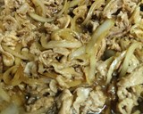 大根おろしでヘルシー！豚こまの生姜焼き作り方5写真
