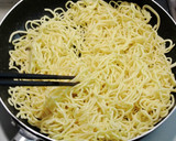 牛肉ときのこの中華あんかけ焼きそば作り方2写真