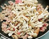 牛肉ときのこの中華あんかけ焼きそば作り方3写真