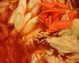 白菜キムチで作るキムチ鍋作り方14写真