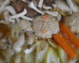 鶏肉団子と生姜おろしのスープ鍋作り方9写真