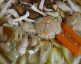 鶏肉団子と生姜おろしのスープ鍋作り方10写真