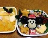 キャラ弁 クリスマス ミッキー作り方3写真