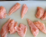 唐揚げ風やわらかササミ天ぷら作り方1写真