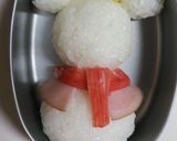 キャラ弁☆雪だるまミッキー♥作り方3写真