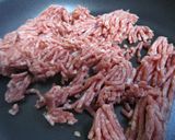 甘辛カレー味の肉そぼろ作り方1写真