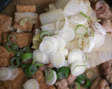鶏と厚揚げと白菜のゴマ味噌炒め＊作り方7写真