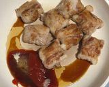 やみつき！【肉巻きヤンニョム餅】作り方3写真