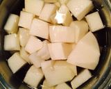 野菜ゴロゴロ☆かぶのかき玉中華スープ作り方1写真
