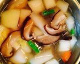 野菜ゴロゴロ☆かぶのかき玉中華スープ作り方3写真