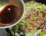 牛肉ときのこの中華あんかけ焼きそば作り方6写真
