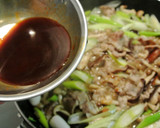 牛肉ときのこの中華あんかけ焼きそば作り方6写真