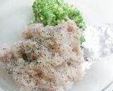 椎茸の鶏つくね肉詰め★ポン酢風味★作り方2写真