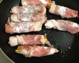 彩野菜の豚ロース肉巻き☆かぼちゃと人参版作り方4写真