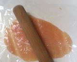 鶏ささみのアボカドしそチーズ巻きフライ作り方1写真