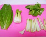 ★青梗菜のツナポンおろし★作り方1写真