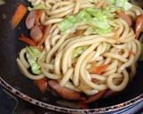 ☆子供好みの味!グルメのたれ焼きうどん☆作り方4写真