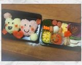 簡単ハートキャラ弁♥作り方2写真