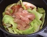 ストウブで。鶏胸肉のトマトスープ煮作り方2写真