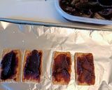 ホームパイアレンジ♪あんこチーズ焼き作り方1写真