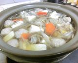 旨味たっぷり♪ごぼうと鶏団子の昆布だし鍋作り方6写真