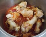 ほろほろ鶏とほくほく蓮根のトマト煮込み作り方3写真