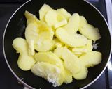 Xmas☆フライパンHM林檎チーズケーキ作り方5写真