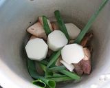 圧力鍋でおいしい猪肉と大根の角煮作り方3写真