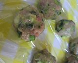 鍋玉~♪餃子の具の残りで作り方2写真