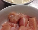 FPで簡単！鶏むね肉とお豆腐でナゲット♡作り方1写真