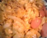 簡単で節約♪キャベツとソーセージの卵炒め作り方15写真