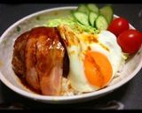 ロコモコ丼(´ . .̫ . `)♡作り方12写真