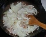 鶏もも肉の八丁味噌ソースパスタ作り方5写真