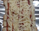 食パンのミミで簡単スティックピザ！作り方2写真