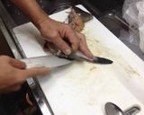 マグロ漁師さんの簡単ハゲさばき方から刺身作り方12写真