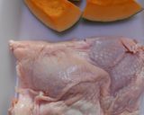 若鶏の照り焼き・レンジかぼちゃ添え作り方1写真