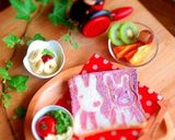 ウチカフェブレッドでお絵描きトースト♪作り方4写真