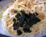 ルクエ☆白菜・ネギ残り野菜で明太パスタ☆作り方5写真