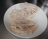 春菊とエノキの海苔巻作り方2写真