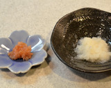 おくらの新芽の梅おろし和え作り方3写真