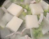 大根の葉でスープ餅☆バター醤油☆お弁当作り方3写真